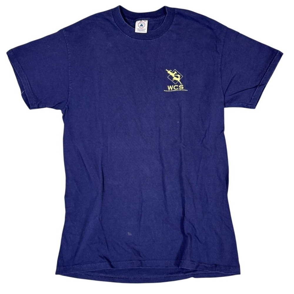 Delta Pro Weight Wildlife Conservation Society WCS Navy Blue T-Shirt Mens Medium